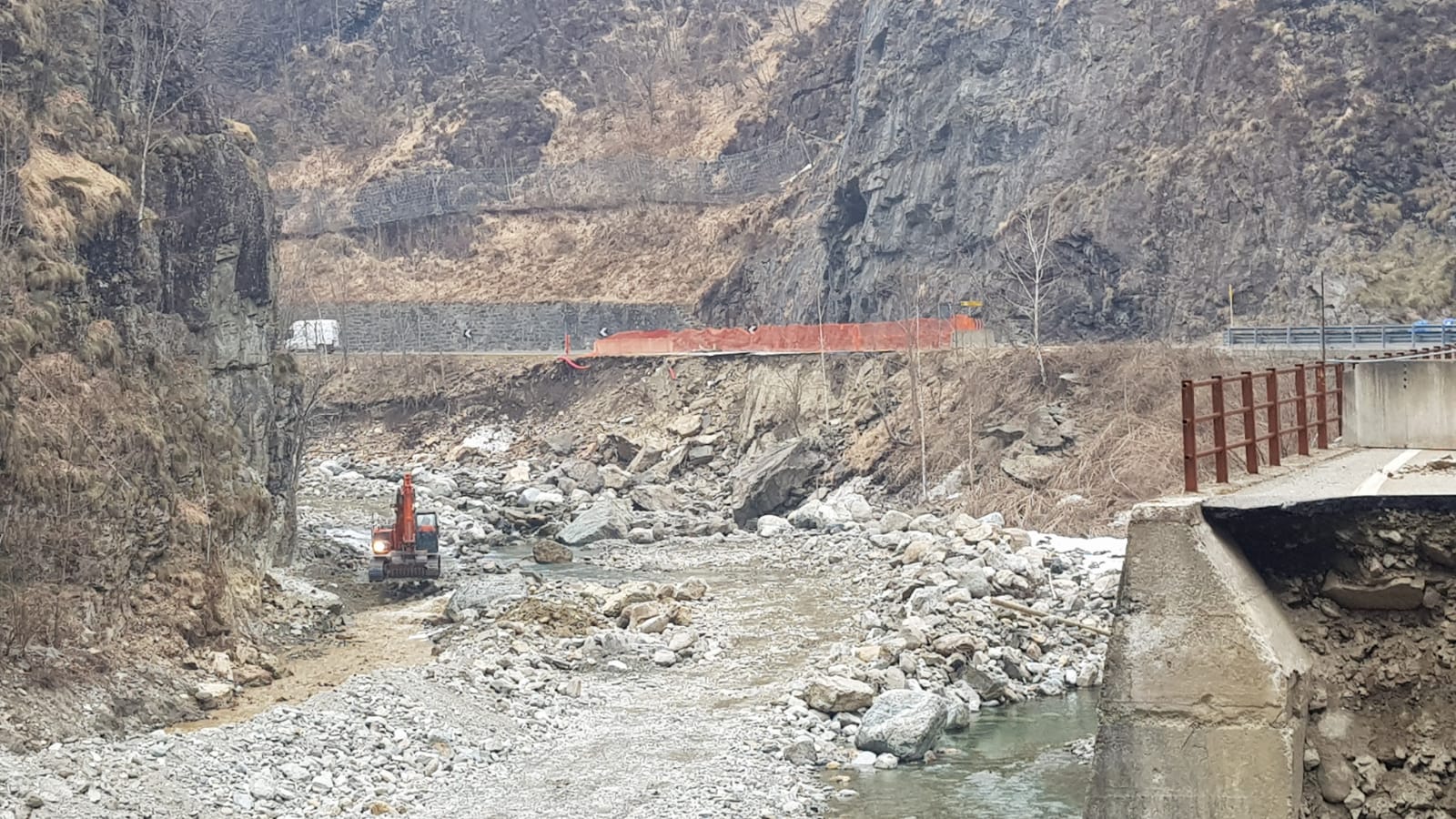 Ripresi i lavori di ripristino della sp 9 in val mastallone